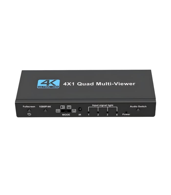 HDMI Quad-Screen 4x1 Split Screen MultiViewer with PIP for FPV Racing - Image 1