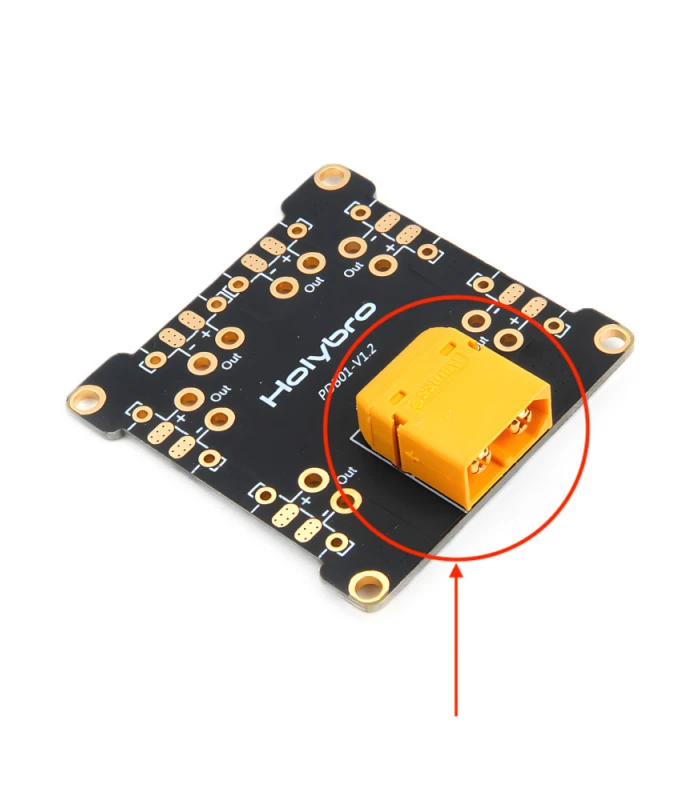 AMASS XT60PW Connector for PCB Mounting Male/Female - Image 3