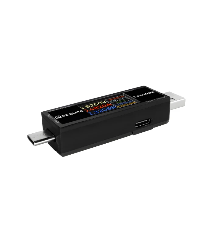 Sequre TVA3006 High Precision USB (Type C & A) Pass-Through Power Meter - Image 3