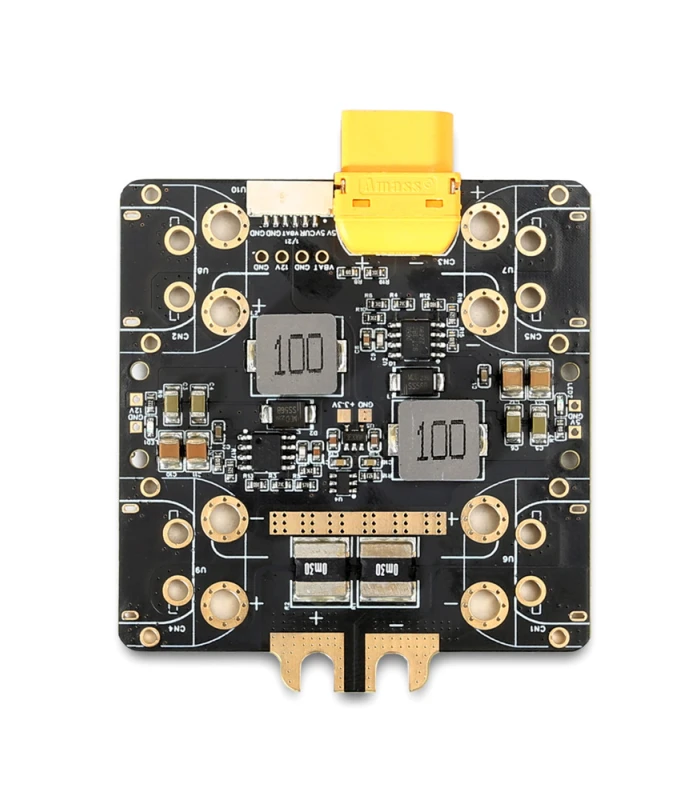Tarot 100A 12S Quadcopter Power Distribution Board Hub with Voltage and Current Meter - TL3302 - Image 1