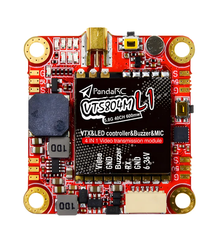 PandaRc VT5804M L1 3-in-1 VTX LED Controller & Buzzer - Image 1