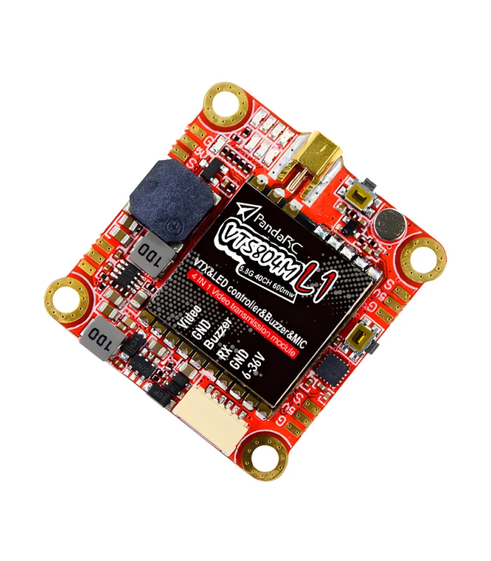 PandaRc VT5804M L1 3-in-1 VTX LED Controller & Buzzer - Image 3