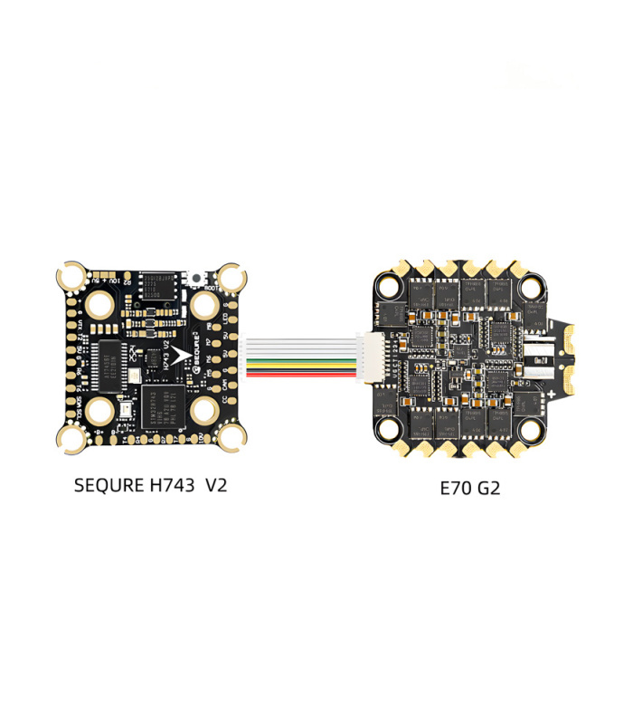 Sequre H743 V2 Flight Controller / Stack with E70 G2 AM32 ESC - Image 2