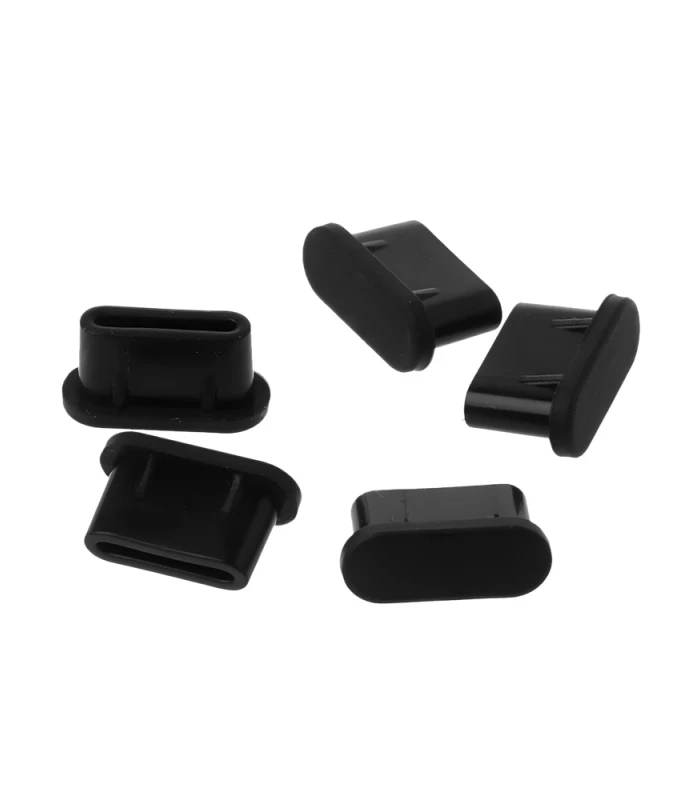 Silicone Dustproof Port Cover for USB Type C (5Pc) - Image 2