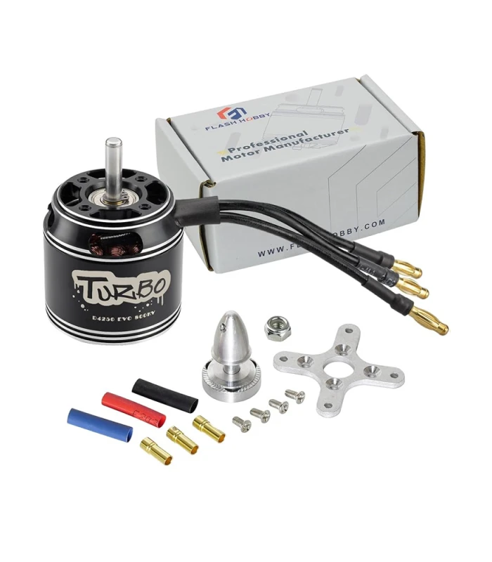 Flash Hobby D4250EVO (3520) Fixed Wing Outrunner Brushless Motor 5-6S 800KV - Image 1