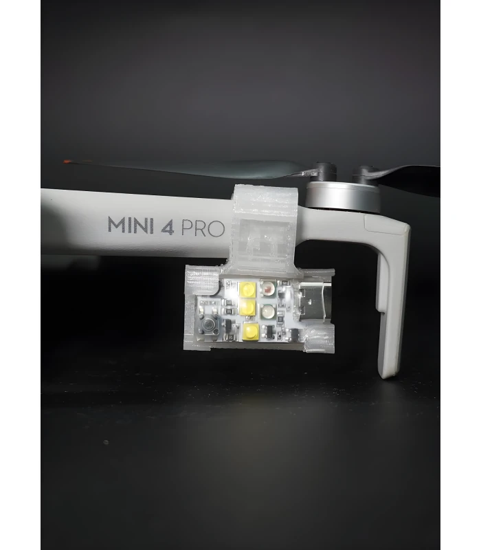 VIFLY Strobe 3D Printed Mount for DJI Drones - Image 2