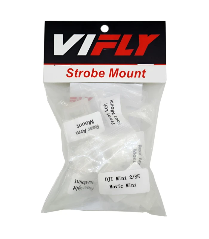 VIFLY Strobe 3D Printed Mount for DJI Drones - Image 1