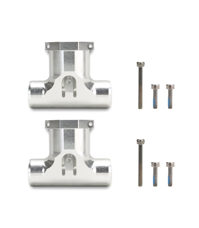 Tarot 25mm/16mm Aluminium Landing Skid T Piece Pair TL1802 - Image 2