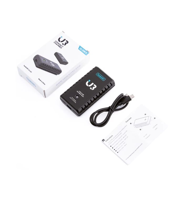 ToolkitRC U3 2.0A 2-3S USB-C LiPo Battery Charger - Image 6