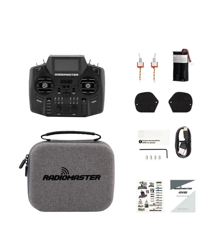 RadioMaster GX12 Dual-Band Gemini-X ELRS Radio Controller (M2) - Image 8