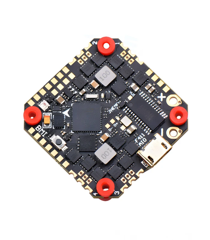 JHEMCU GHF411AIO-ICM Flight Controller 2-6S 40A 4in1 ESC for Toothpick (25.5 x 25.5) - Image 1
