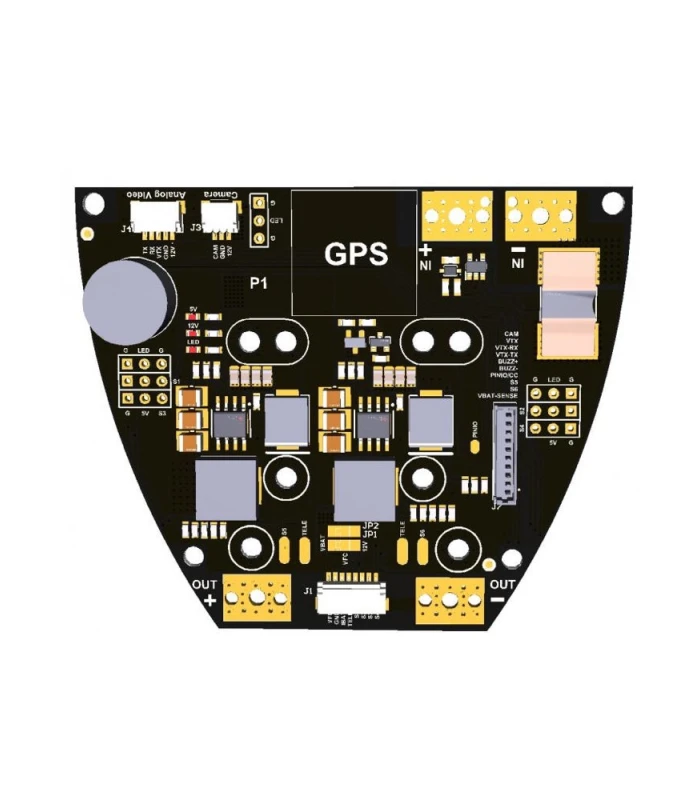 TBS Lucid Wing PDB 14S Power and Servo Distribution Board - Image 3