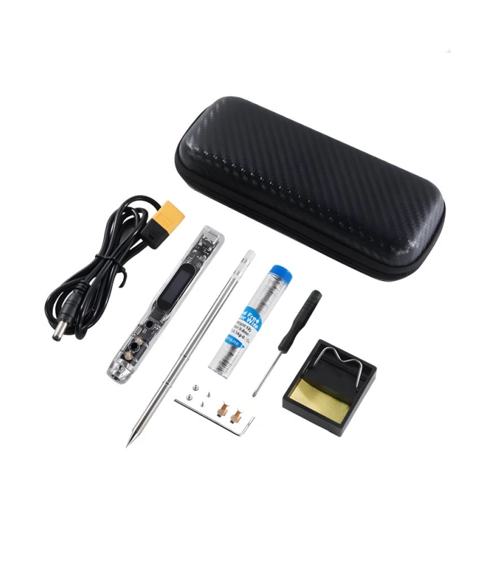 Sequre SI012 Intelligent Soldering Iron With T12-B2 Tip & Case - Image 1