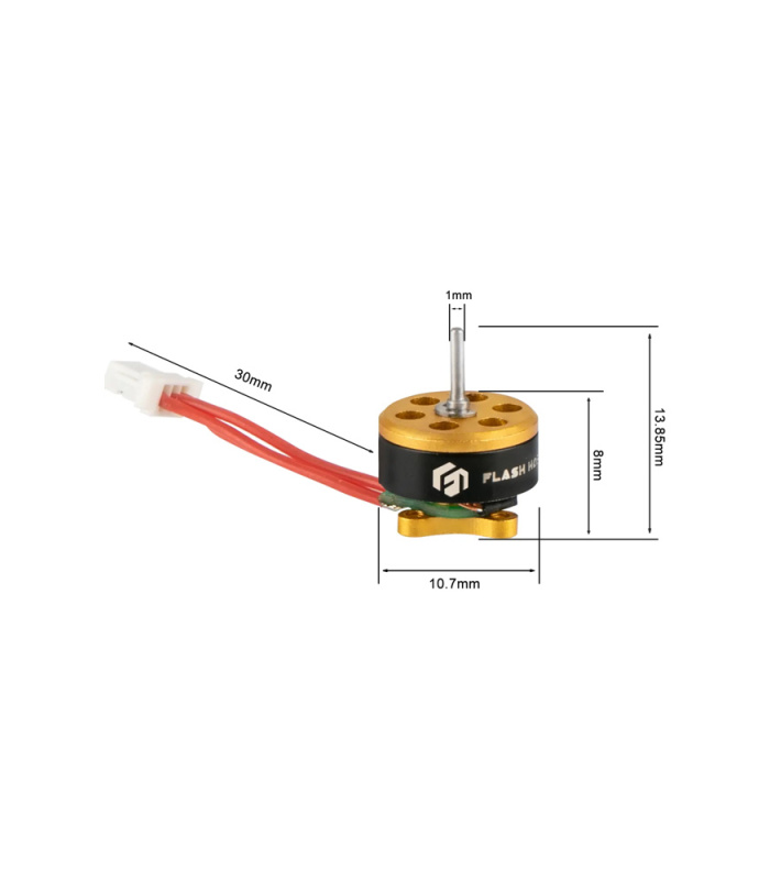 Flash Hobby A0802 19000KV Brushless Motor 2xCW/2xCCW - Image 7