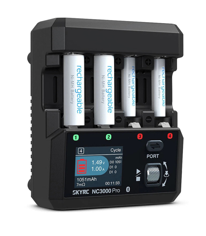 SKY RC NC3000 Pro 4 Slot AA/AAA NiMH & NiCD Battery Charger - Image 1