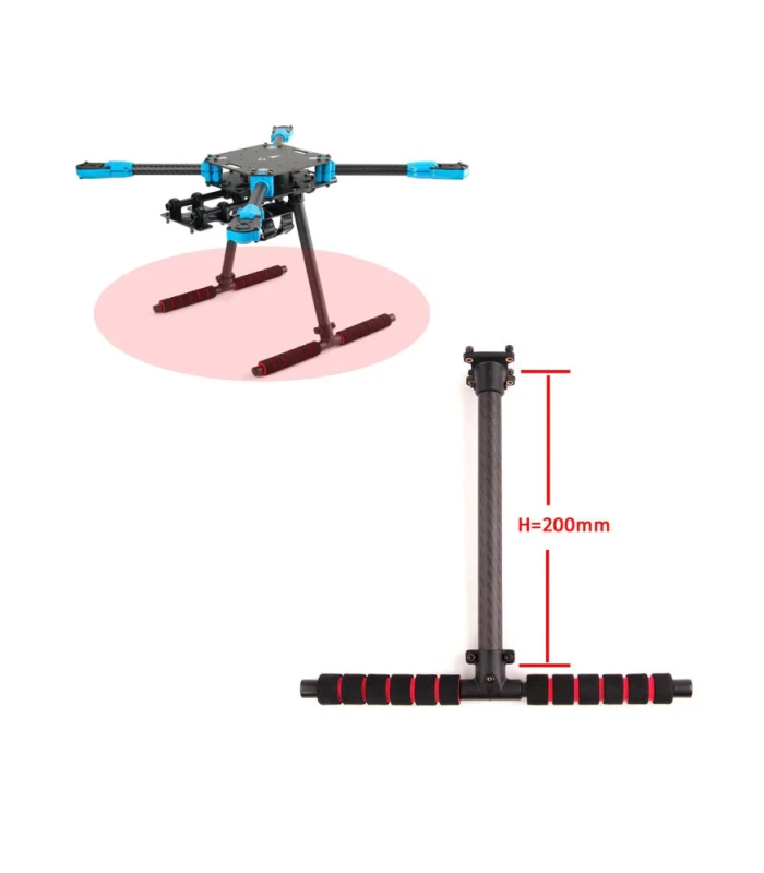 Holybro X500 V2 Carbon Fiber Landing Gear with Plastic Connectors (Single Leg) - Image 2