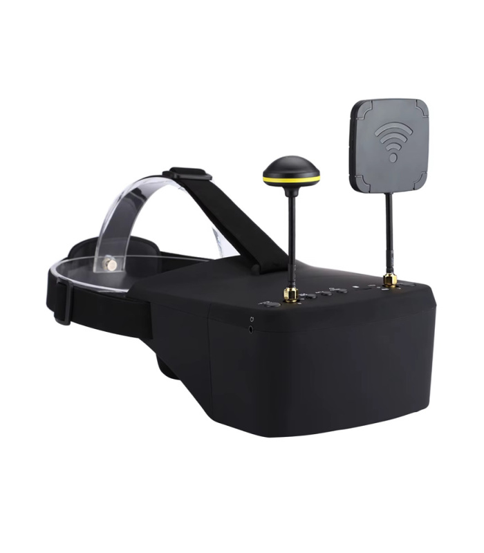 LS-800D FPV Monitor / Box Googles Diversity 5.8G 40CH Receiver with DVR & Battery - Image 3