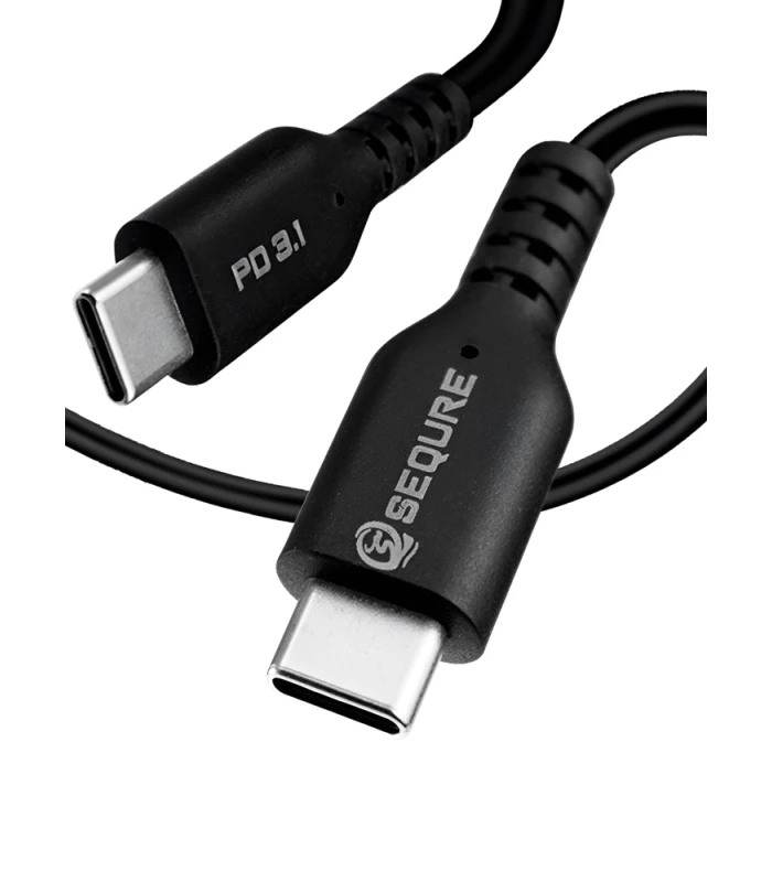 SEQURE USB-C to USB-C  1.5m PD3.1 Extra Soft Silicone Data Cable - Image 2