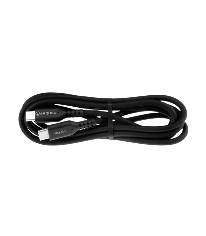 SEQURE USB-C to USB-C  1.5m PD3.1 Extra Soft Silicone Data Cable - Image 1