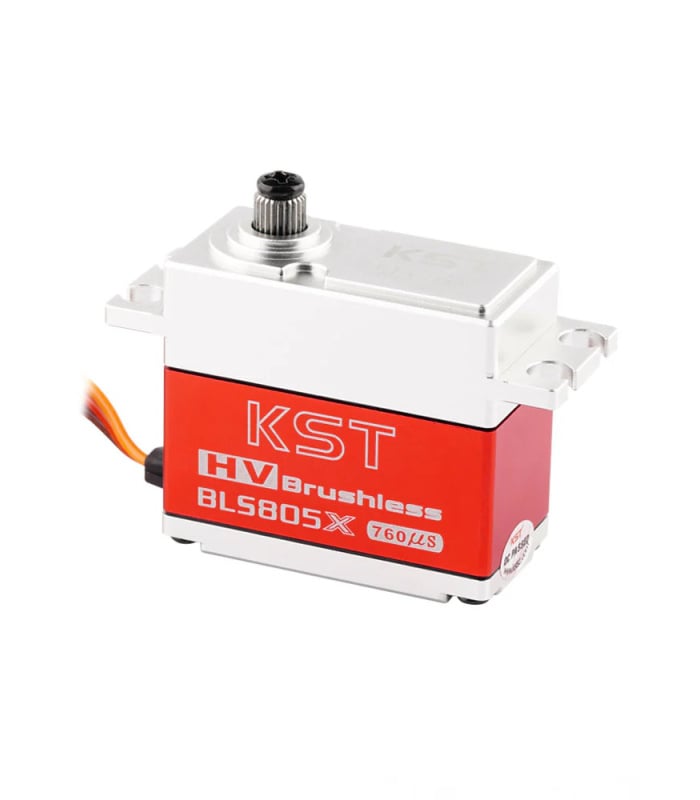 KST BLS805X HV Brushless Digital Tail Servo 7.5Kgf.cm 0.039sec for Heli 550-700 - Image 1