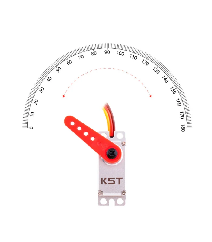 KST DS215MG V8.0 Digital Metal Geared Micro Servo 4.0Kgf.cm 0.05sec for RC Glider and Helicopters - Image 8