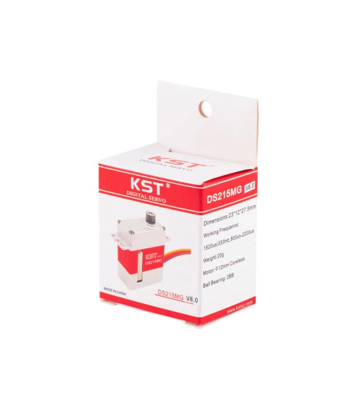 KST DS215MG V8.0 Digital Metal Geared Micro Servo 4.0Kgf.cm 0.05sec for RC Glider and Helicopters - Image 6
