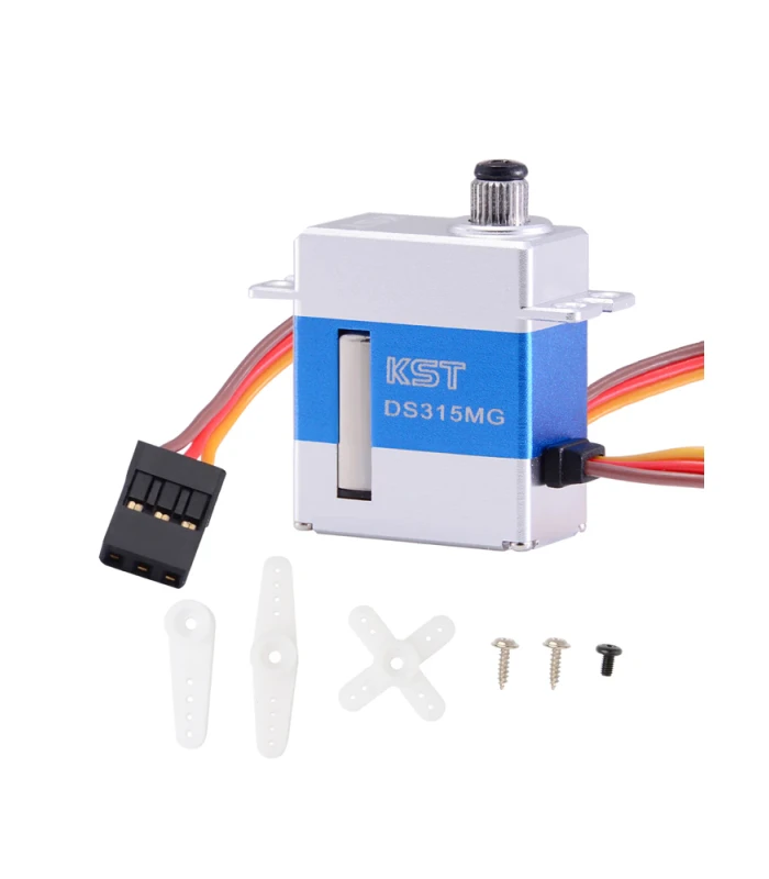 KST DS315MG V8.0 Mini Digital Metal Gear Coreless Servo 4.8kg 0.07sec for RC Helicopters - Image 5