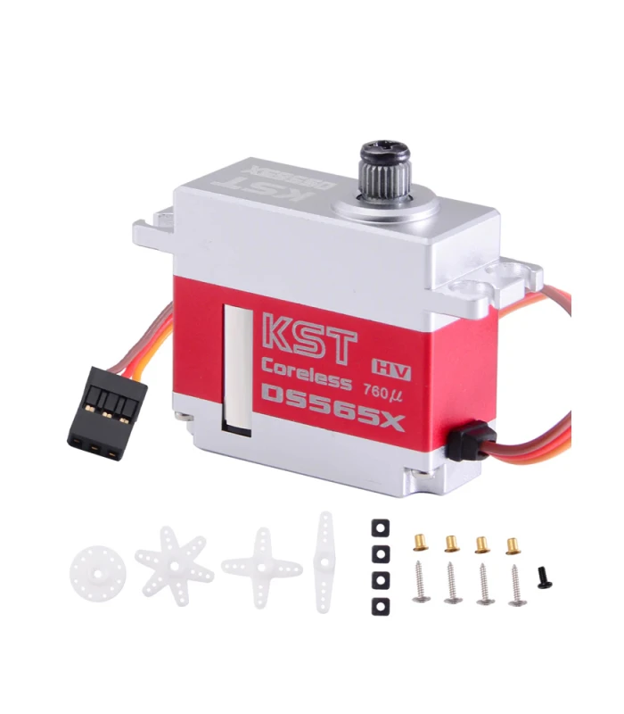 KST DS565X HV Digital Metal Geared Tail Coreless Servo 6.0Kgf.cm 0.04sec for Heli 325-425 - Image 6