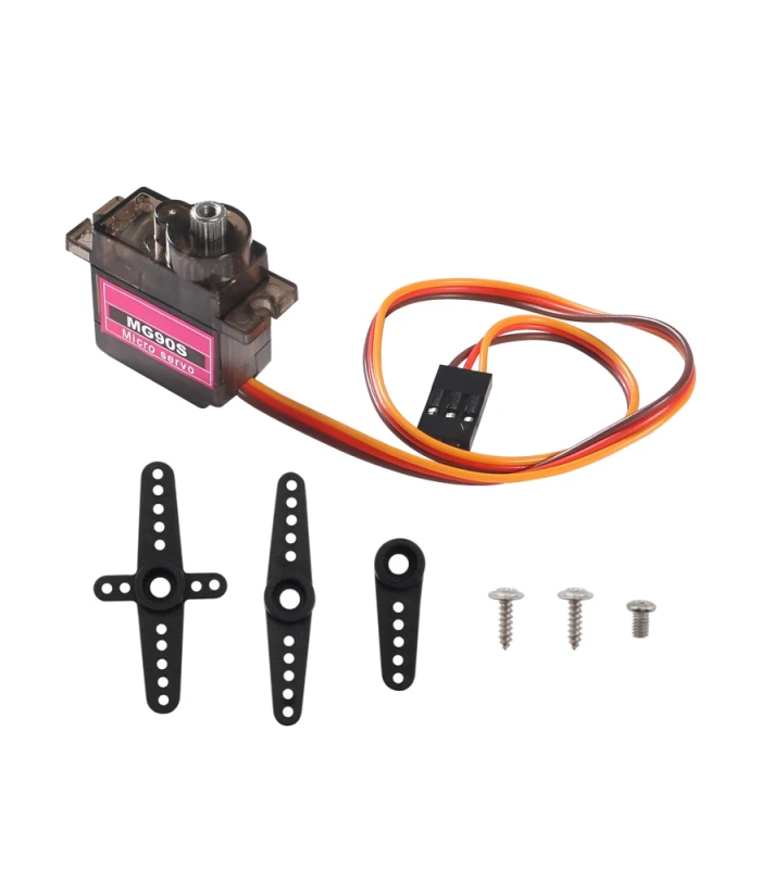 MG90S Metal-Gear Micro Servo 9G - 90° / 180° / 360° - Image 1