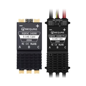 Sequre SQESC 14200 & 14200 Pro Brushless 200A ESC 5-14S BLHeli_32 / AM32