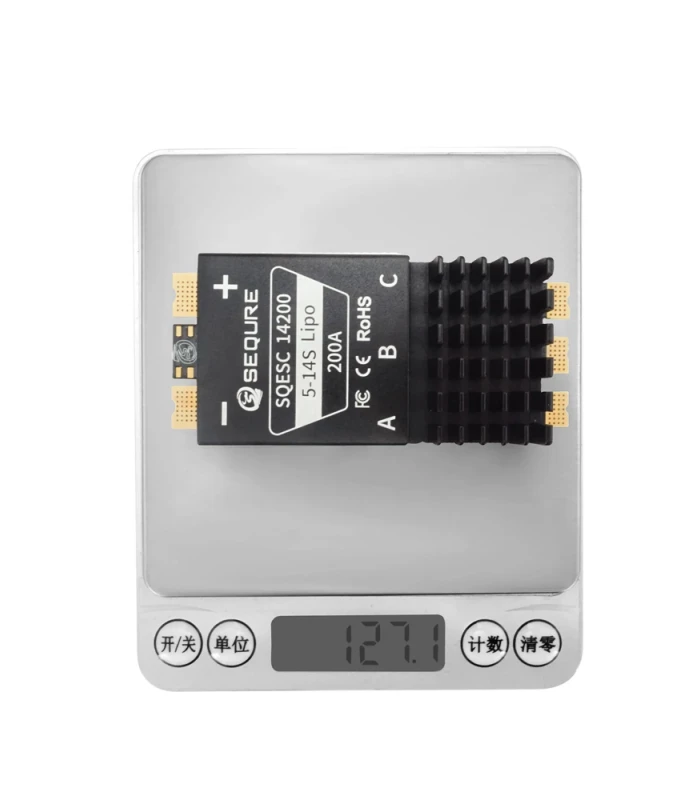 Sequre SQESC 14200 & 14200 Pro Brushless 200A ESC 5-14S BLHeli_32 / AM32 - Image 7