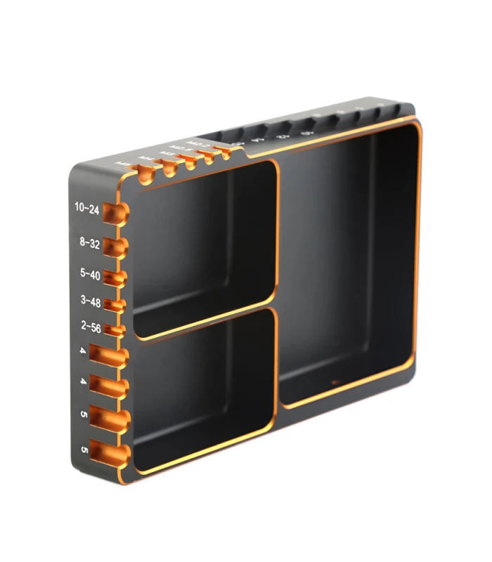 3 Compartment Screw & Parts Storage Tray with Length and Diameter Measurement - Image 6