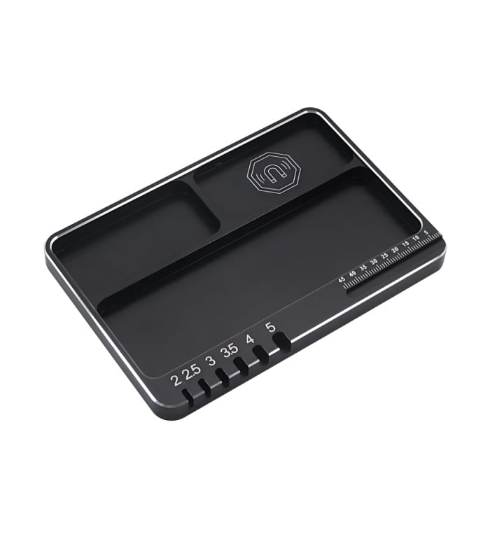 Magnetic Screw & Parts Storage Tray with Length and Diameter Measurement - Image 1