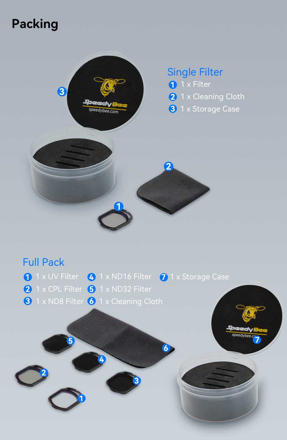 SpeedyBee O4 Filters