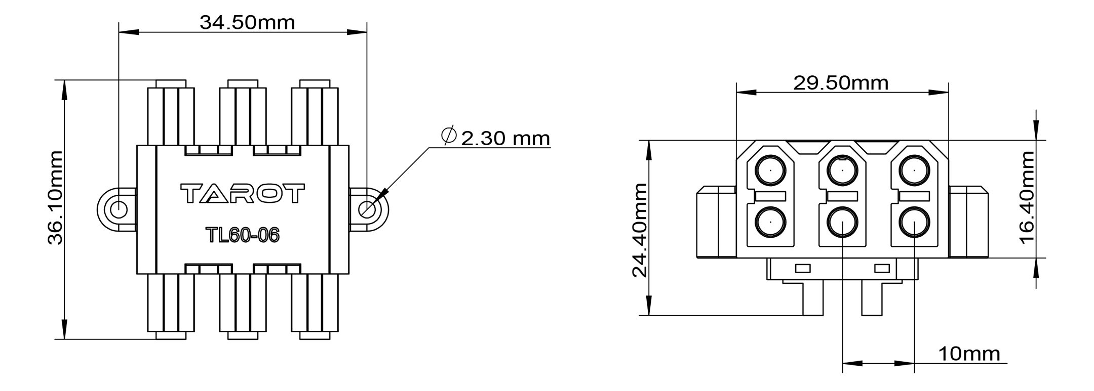 TL60 06 Dimensions