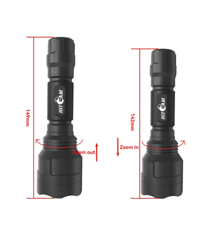 HitCam 850nm Infrared Zooming IR Flashlight Illuminator - Image 9