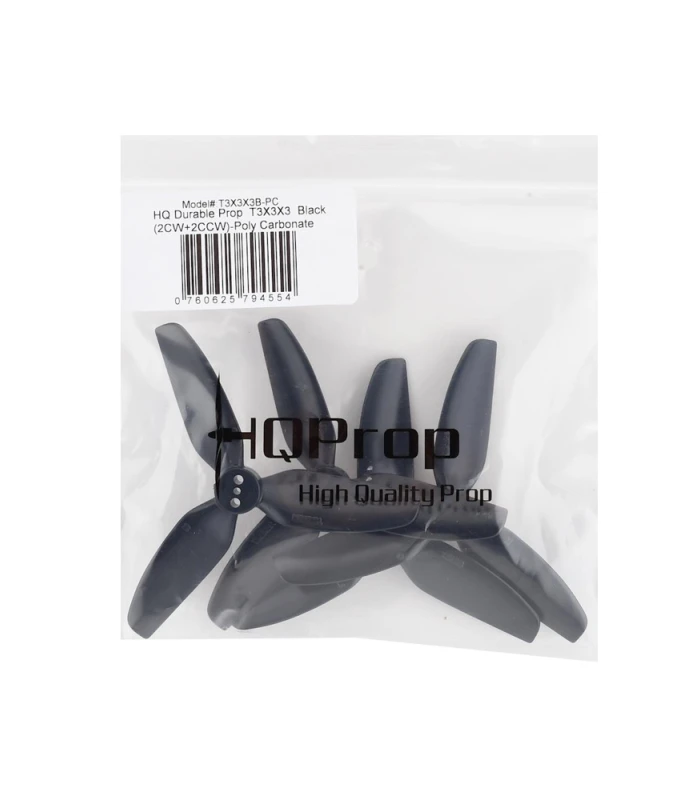 HQProp T3X3X3 3030 - Black (2CW+2CCW) - Image 2