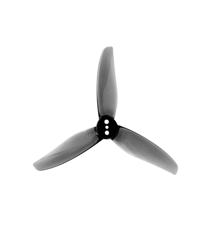 Gemfan Hurricane 3020 Tri-Blade Props T-mount 1.5mm Clear Gray - Image 1