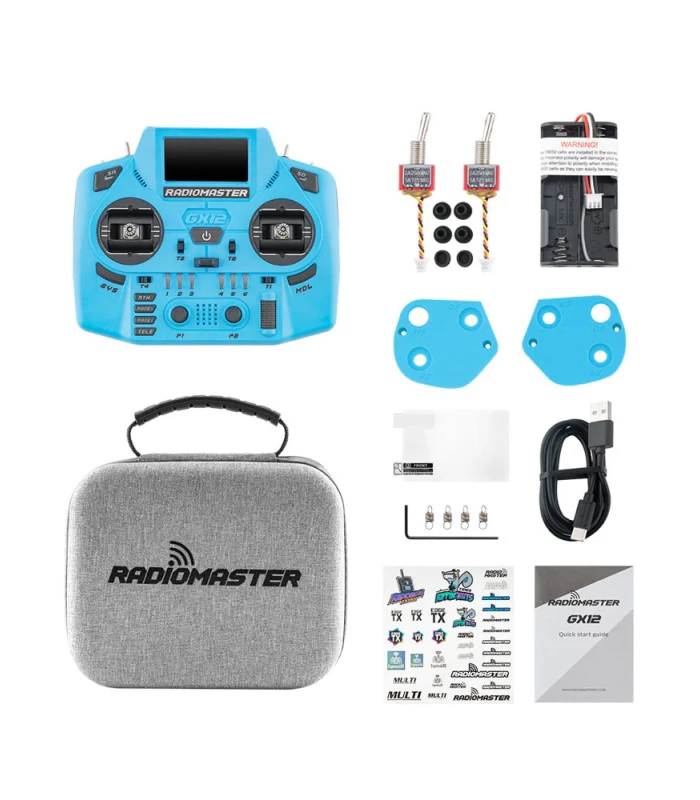 RadioMaster GX12 Crush Dual-Band Gemini-X ELRS Radio Controller (M2) - Image 6