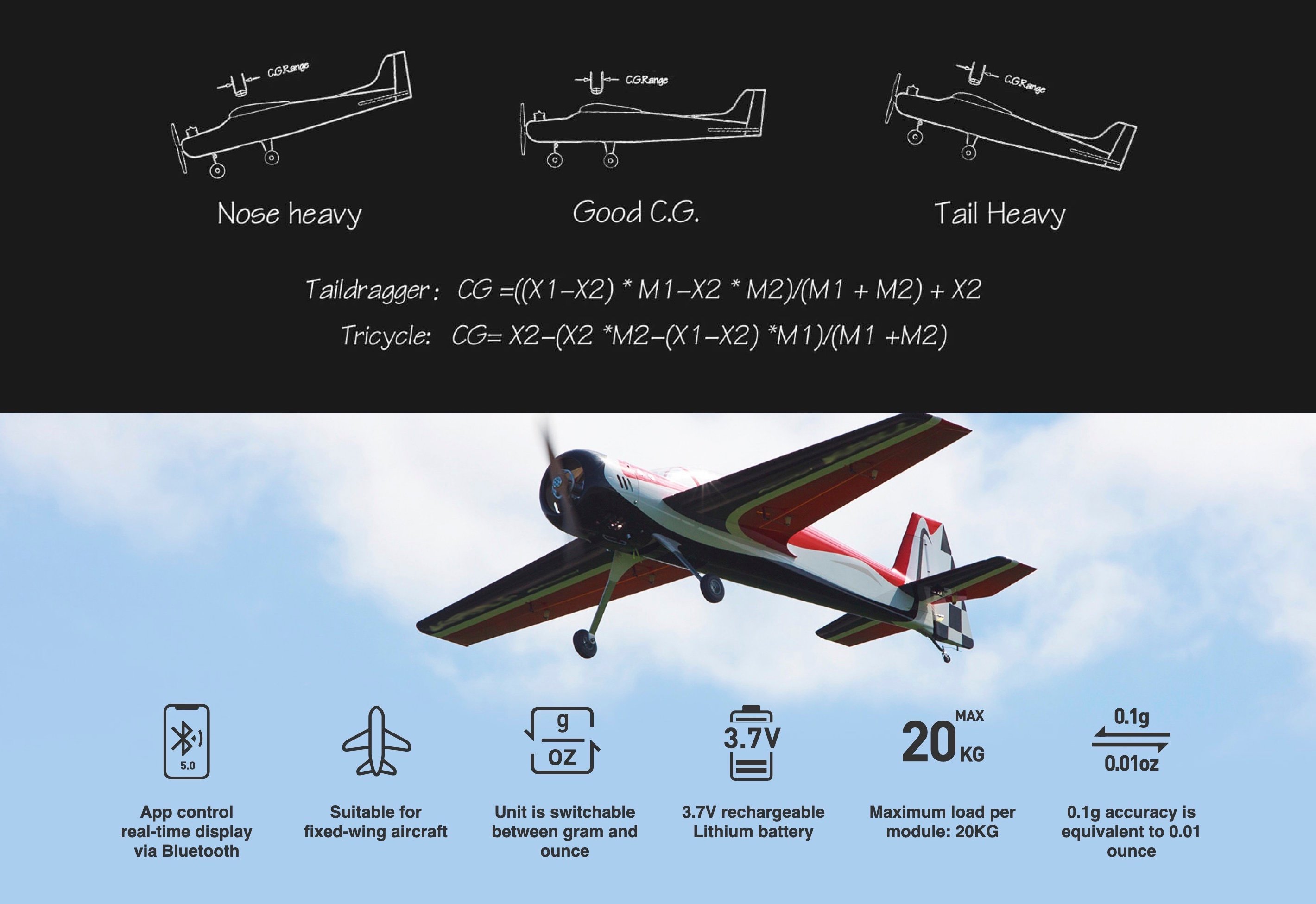 SkyRC CGG 20 Center of Gravity Gauge Banner 2
