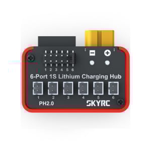 SKYRC OSH 6-Port 1S Lithium Battery Charging Hub (PH2 / BT2.0)