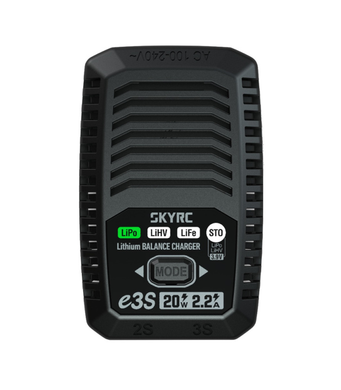 SkyRC e3S 2-3S LiPo / LiHV / LiFe 20W 2.2A - Image 1