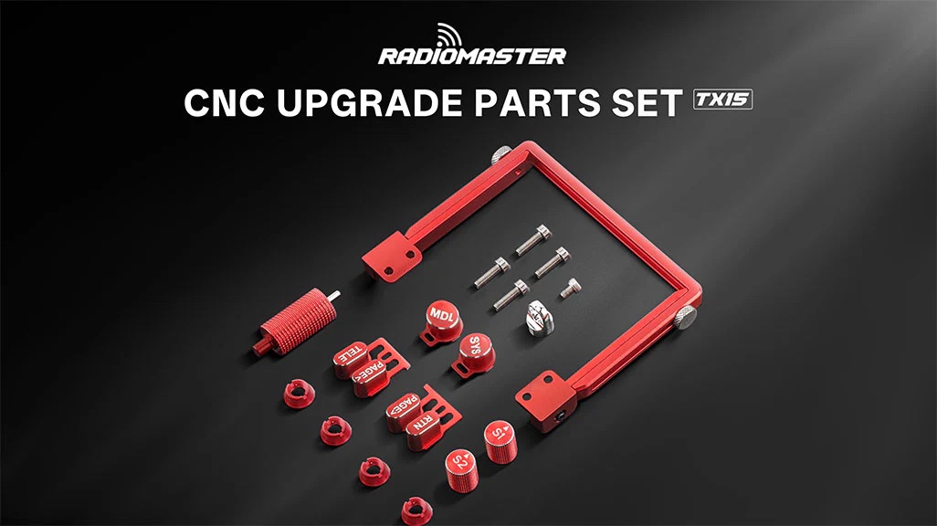 Radiomaster TX15 CNC Upgrade Parts Set 1 RM TX15 CNC Parts A