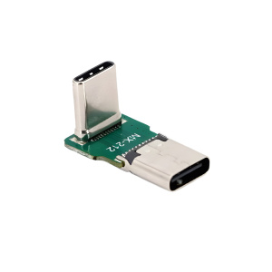 USB-C Male to Female 90-Degree Adapter