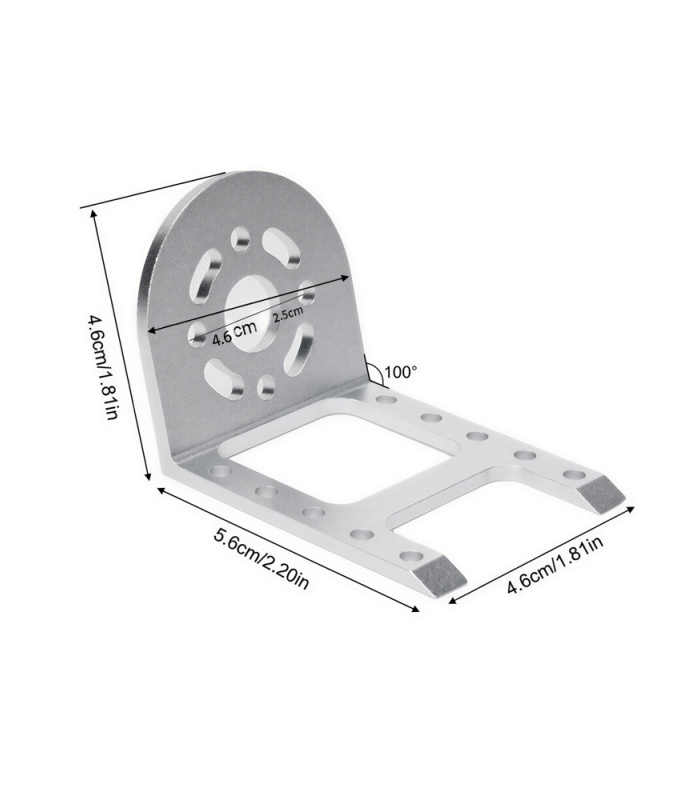 36–40mm Motor Mount Bracket – Aluminium Clamp Mount for RC Boat & Electric Motor Applications - Image 6