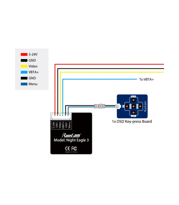 RunCam 6 Pin FPV silicone cable for Phoenix Series and Night Eagle 3 V2 - Image 3