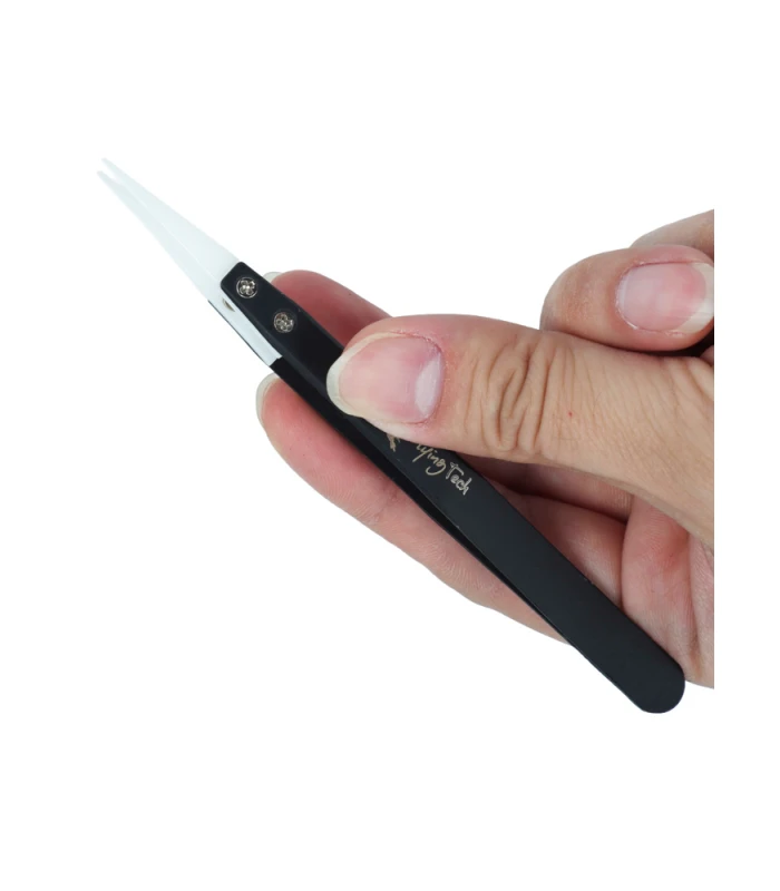 Flying Tech 3 Piece Ceramic Tweezer Set - Image 8