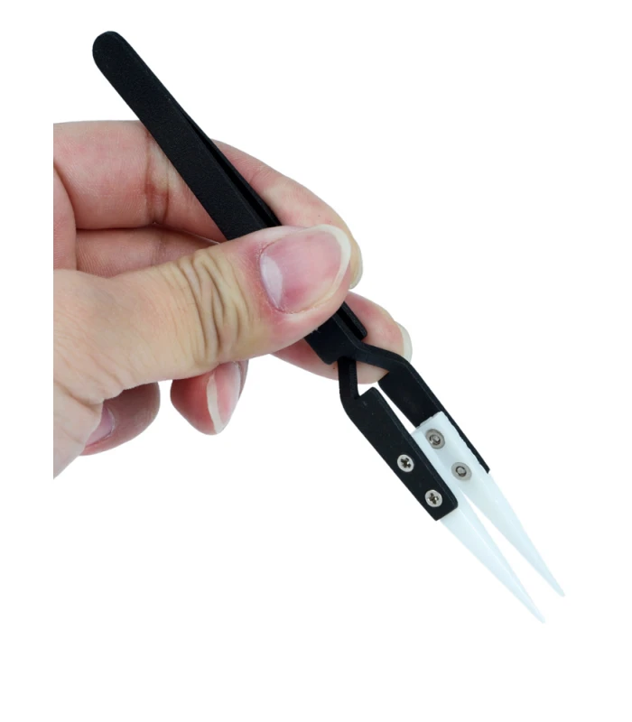 Flying Tech 3 Piece Ceramic Tweezer Set - Image 6