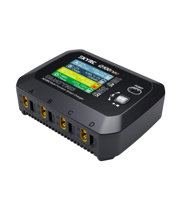 SkyRC Q100 Neo AC/DC 1-4S Battery Charger (XT60) - Image 2