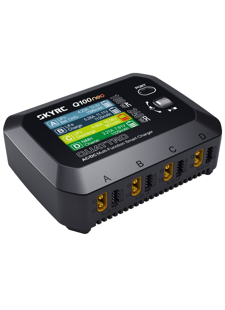 SkyRC Q100 Neo AC/DC 1-4S Battery Charger (XT60)